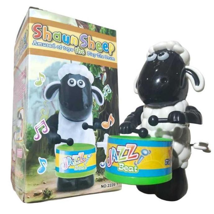 Mainan Shaun The Sheep Playing Drum / Mainan Anak