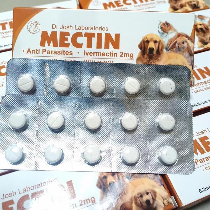 PROMO - MECTIN INVERMECTIN 10 BOX ISI 200 TABLET BUAT KUCING ANJING