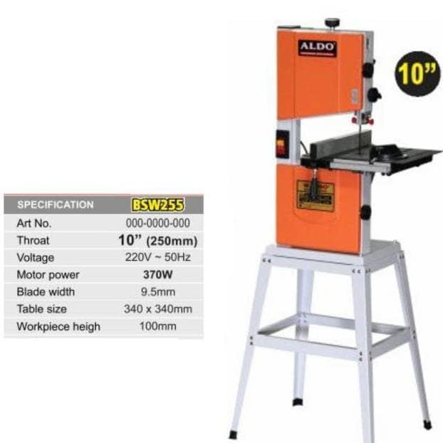 Terlaris Mesin Gergaji Kayu Bandsaw 10 Inch
