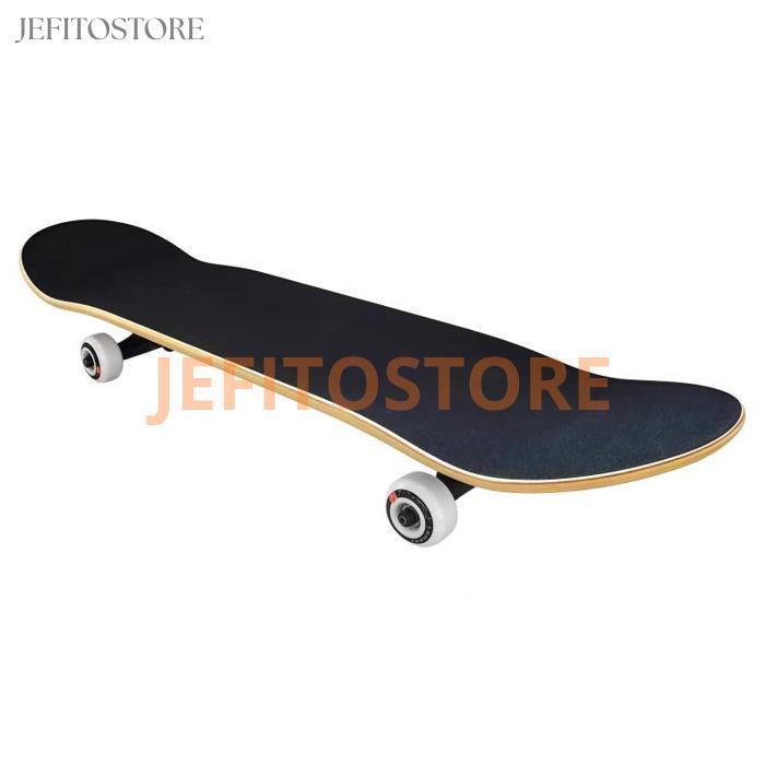 (Preorder) Skateboard Maple Profesional 7 Lapis Tugas Berat Kapasitas 240 Pound Papan Cruiser Lengka