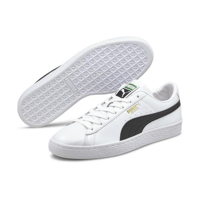 PUMA Sepatu Basket Classic XXI White-Black (TERBAIK) (TERBARU) (TERMURAH)