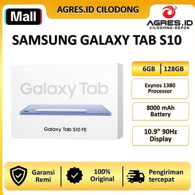 SAMSUNG GALAXY TAB LTE S10 LITE 5G RAM 6GB STORAGE 128GB GRAY (TERBAIK) (TERBARU) (TERMURAH)