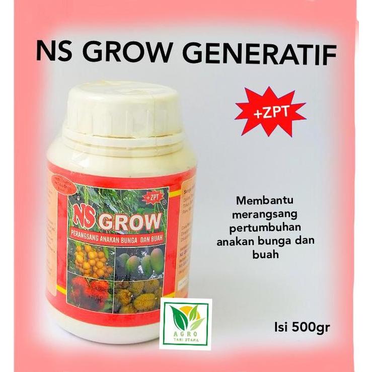NS GROW GENERATIF + ZPT 500gr Membantu Merangsang Pertumbuhan Anakan Bunga dan Buah