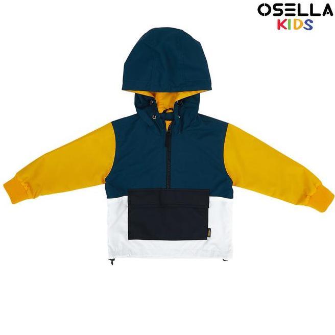 Osella Kids Edmond Tricolor Jaet With Hoodie 2261465 Jaket Anak Laki Laki