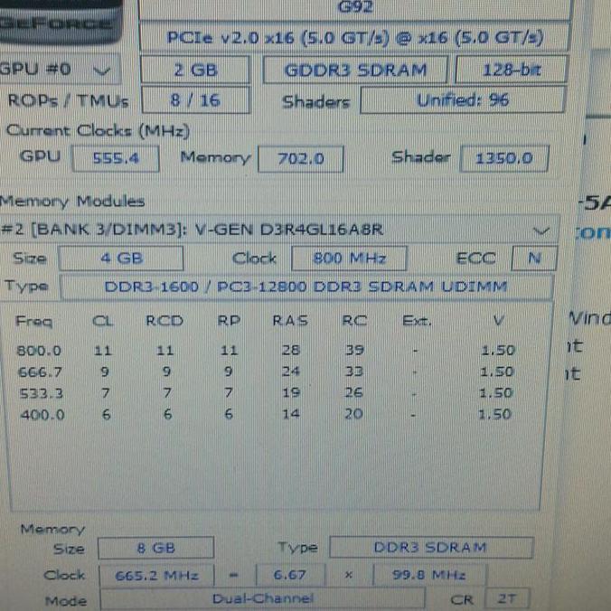 ram ddr3 4 gb vgen pc 12800
