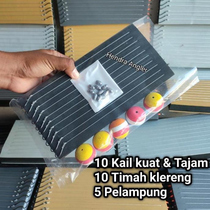 Rangkaian Barramundi, Kerapu,Tompel Siap Pakai,, Untuk Umpan Udang Hidup & Ikan Hidup Top