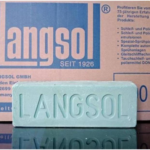 LANGSOL Batu Poles Hijau / Batu Hijau / Batu Poles Sabun Stainless