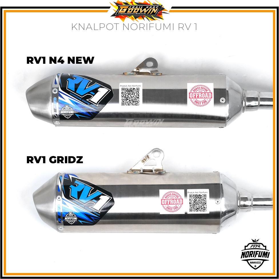 Knalpot Kenalpot Muffler Original Norifumi RV1 N4 Shorty T3 KLX 150 BIGFOOT DTRACKER New CRF 150 L C