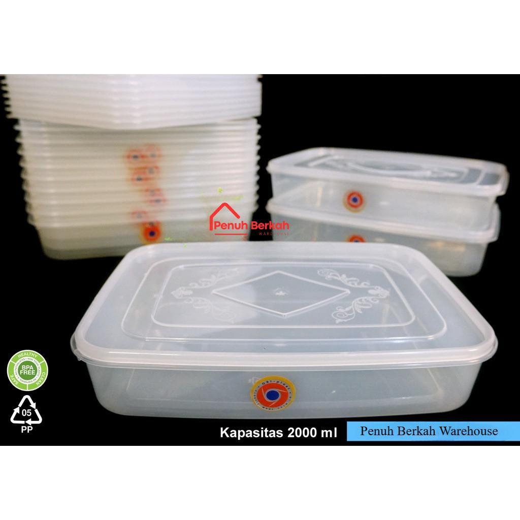 Sealware 1800Ml Oriplast // Sealware 1800Ml Dan 2000Ml // Kotak Kue // Toples Bening