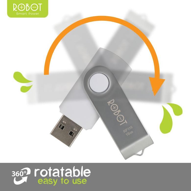 [ ROBOT RF116 16GB FLASH DISK ]- ROBOT FD RF116 16GB 16 GIGA 16G Flashdisk FlashDrive FLASH DISK U-D