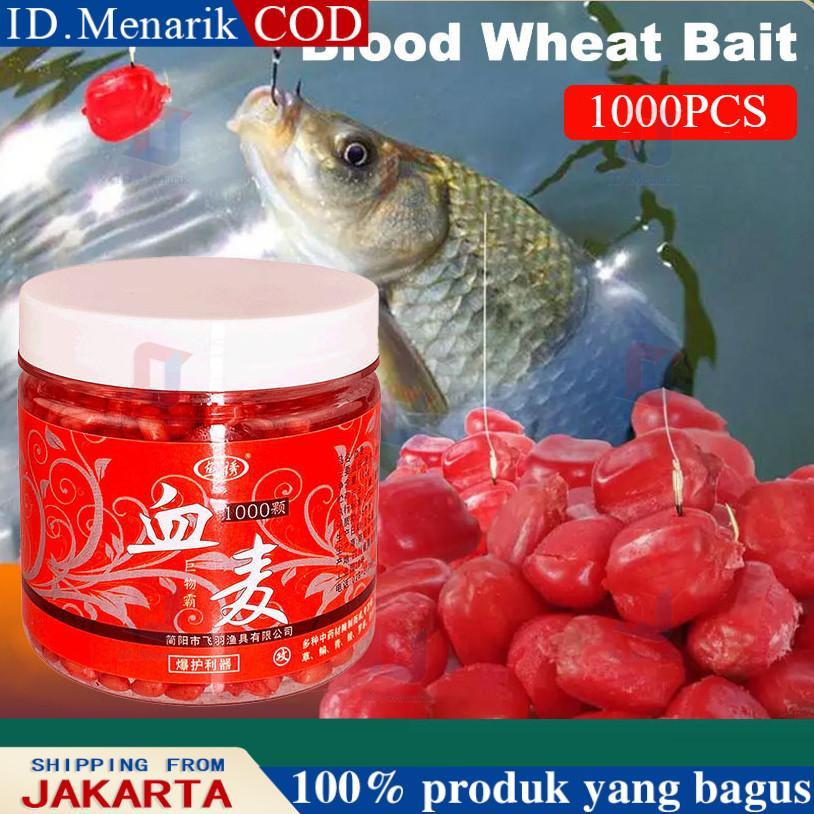 1000Pcs Umpan Pancing Pelet Ikan Cacing Merah Memiliki Aroma Menarik Mangsa Ikan / Umpan Pelet Cacin