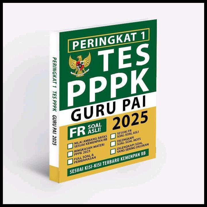 Buku Pppk Guru Pai 2025 - Peringkat 1 Pppk Guru Pendidikan Agama Islam 2025 - Buku Original Soal Dan