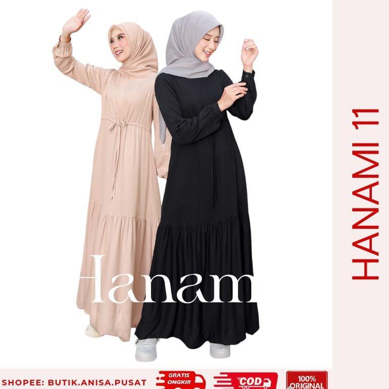 PROMO ETHICA Gamis Hanami 11 Black dan Cream