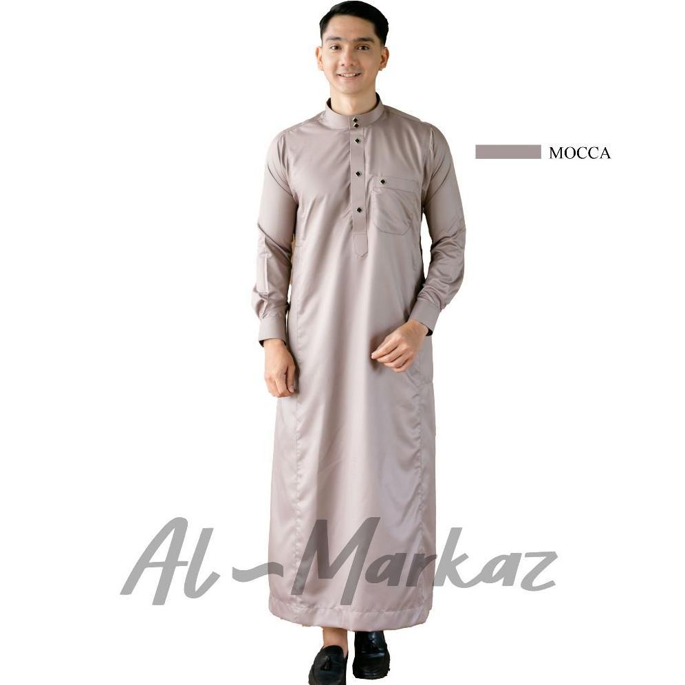 TERBARU AL MARKAZ - JUBAH PRIA MUSLIM SLIMFIT GULAM