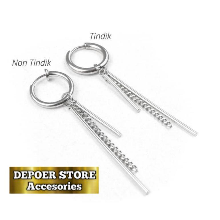 flash sale anting bts bahan stainless steel (premium)