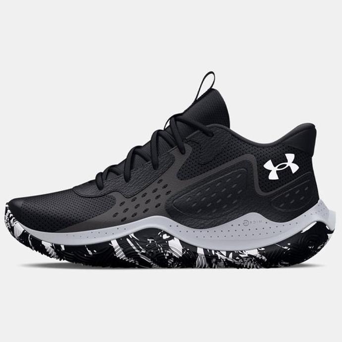 Sepatu Basket UA Jet '23 Black Grey Original 3026634-002