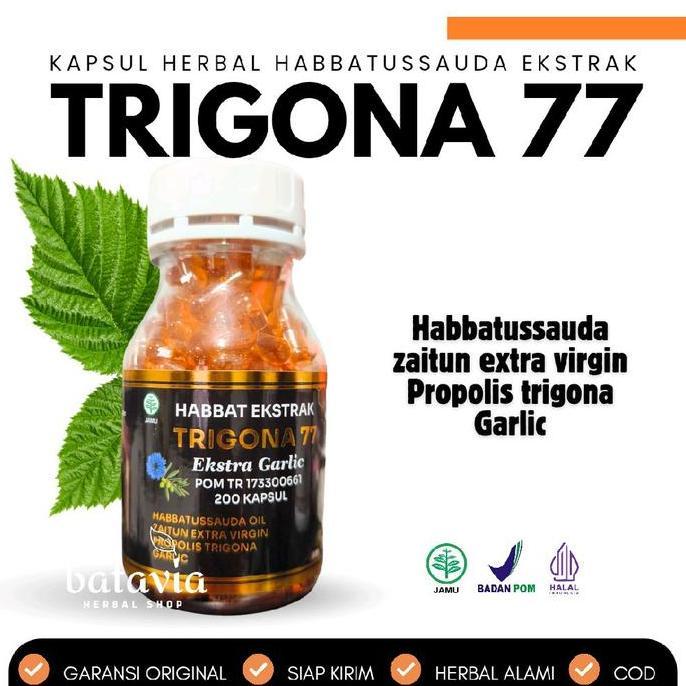 Habbatussauda Trigona 77 Habbasyi ekstra garlic