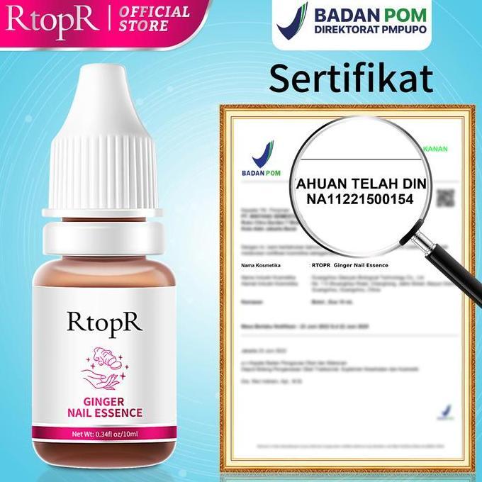 Nail- Rtopr Serum Kuku Jahe Untuk Memperkuat Dan Menyehatkan Permukaan Kuku 10Ml