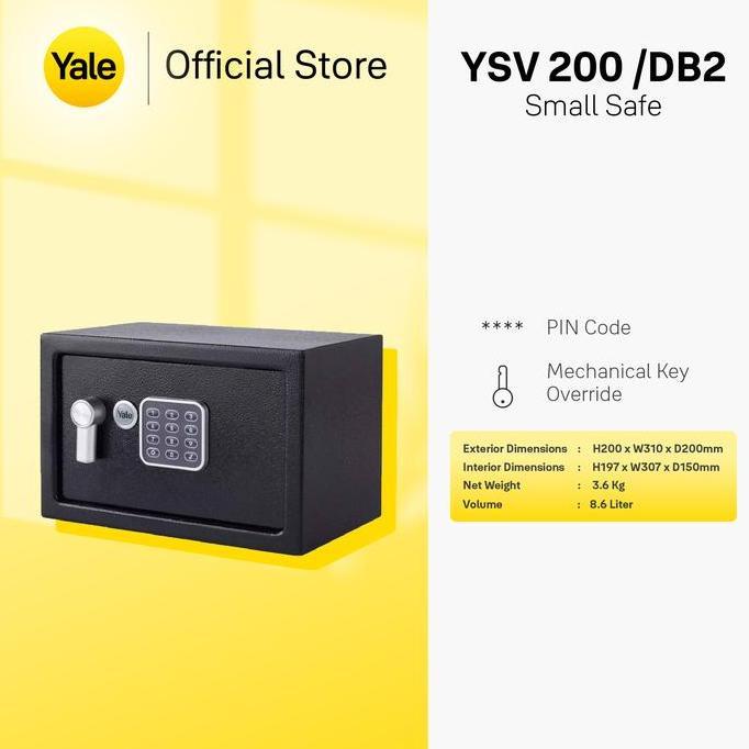 YALE BRANKAS/SAFEBOX YSV200/DB2