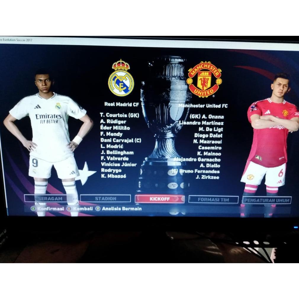 PES 2017 PATCH 2024 + LIGA BRI +Uero 2024 - PC LAPTOP GAMES(Flash Disk new)
