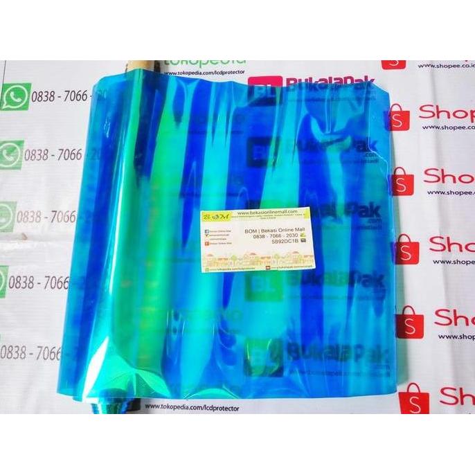 SKOTLET SCOTLITE LAMPU MOBIL MOTOR BUNGLON BIRU UKURAN 50 X 30 CM UNTUK MOTORCYCLE
