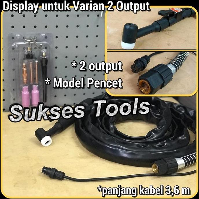 Stang Las Argon Tang Las Argon Puter Pencet Tig Torch Manual Otomatis