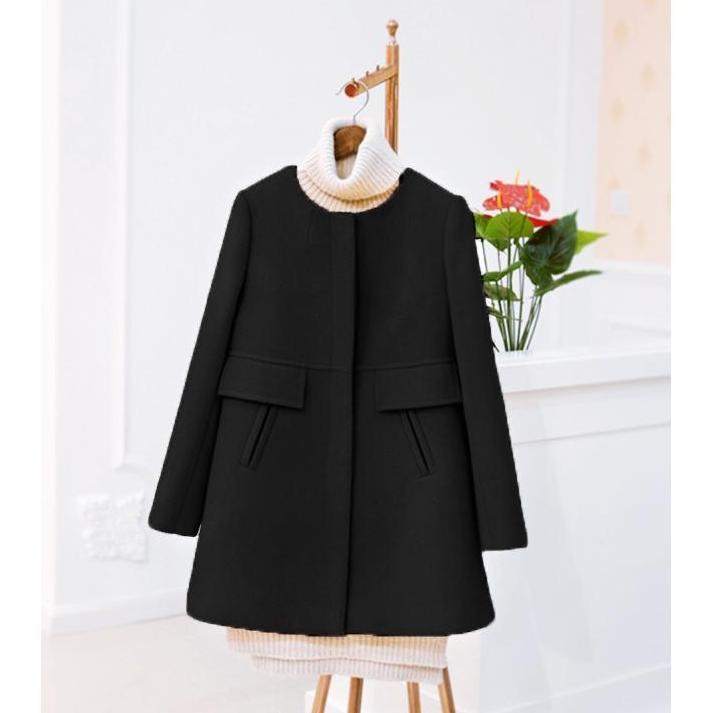 original jaket jas mantel korea wanita ourplace27 ukuran jumbo mantel pollar wanita longgar trench c