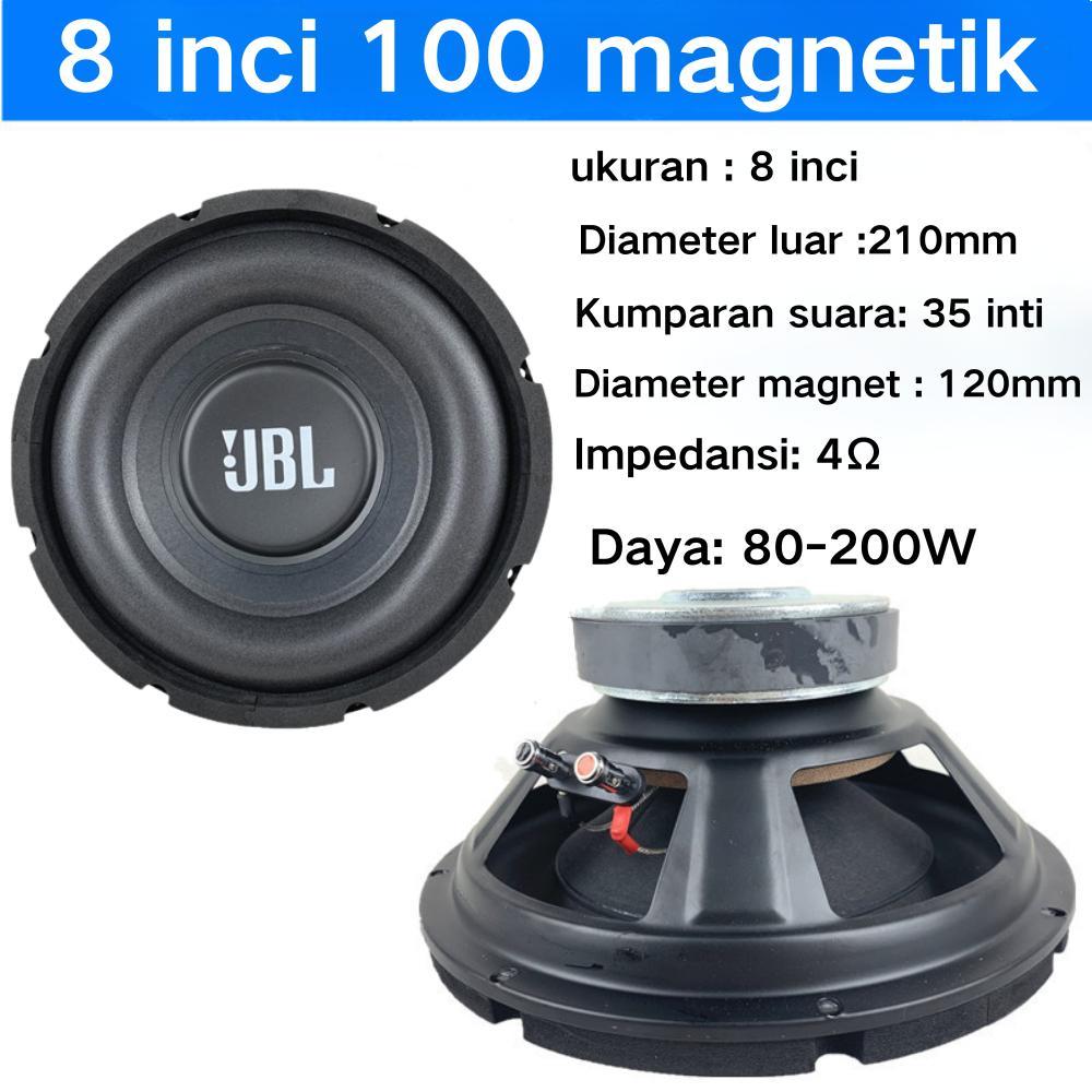 Original Garansi 12Bulan Jbl Speaker Subwoofer Jbl 6.5/8/10/12 Inch 4 Ohm 200 Watt | Fullrange | Woo