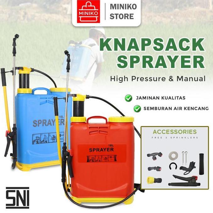 Sprayer 16 Liter Alat Semprotan Hama Tanaman Perkebunan Sprayer Manual