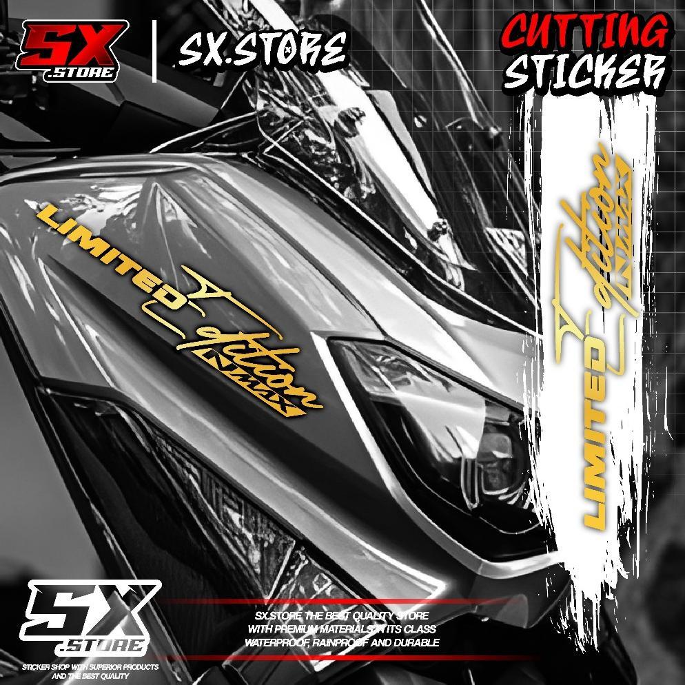 ( BISA COD ) Cutting Sticker Yamaha NMAX LIMITED EDITION - Sticker Logo Motor Mobil Laptop LIMITED E