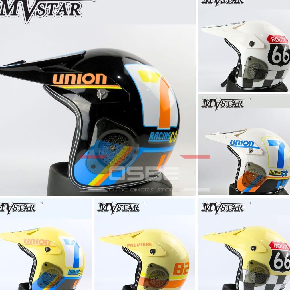 HELM MVSTAR GP JET ALL / HELM DEWASA SNI / HELM RETRO CLASSIC / HELM CEWEK / HELM COWOK/HELM SEMI CR