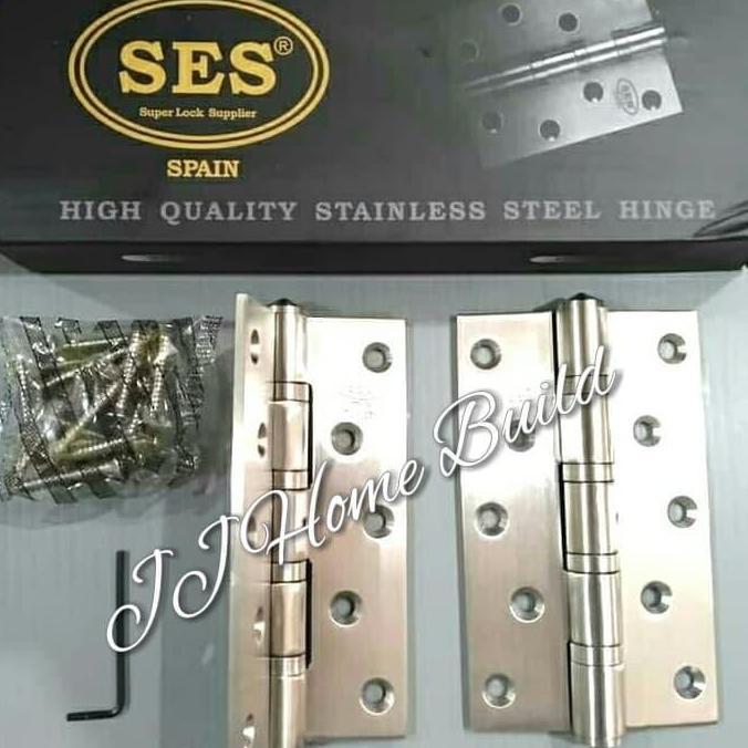 Engsel Pintu Jendela SES/Hinges SES 5" Stainless SUS 304 Tebal