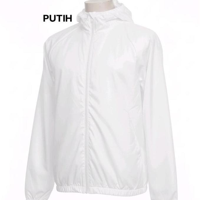 SALE BUNSHIN Jaket Olahraga Parasut Premium Waterproof Anti UV Unisex Pria Wanita Jaket Running Para