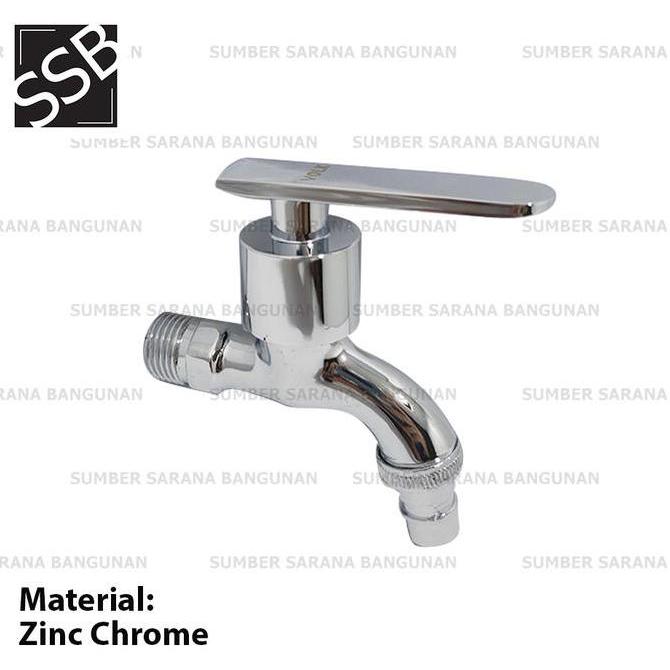 Pilihan- Kran Taman Volk / Keran Tembok Stainless Chrome