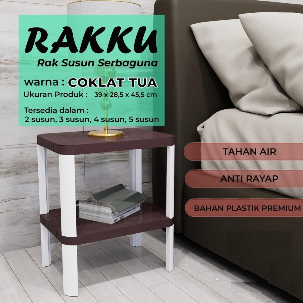 NEW RAK KAMAR MANDI / RAK SUDUT/ RAK POT BUNGA / RAK SEPATU / RAK DAPUR / RAKKU RAK SUSUN SERBAGUNA 