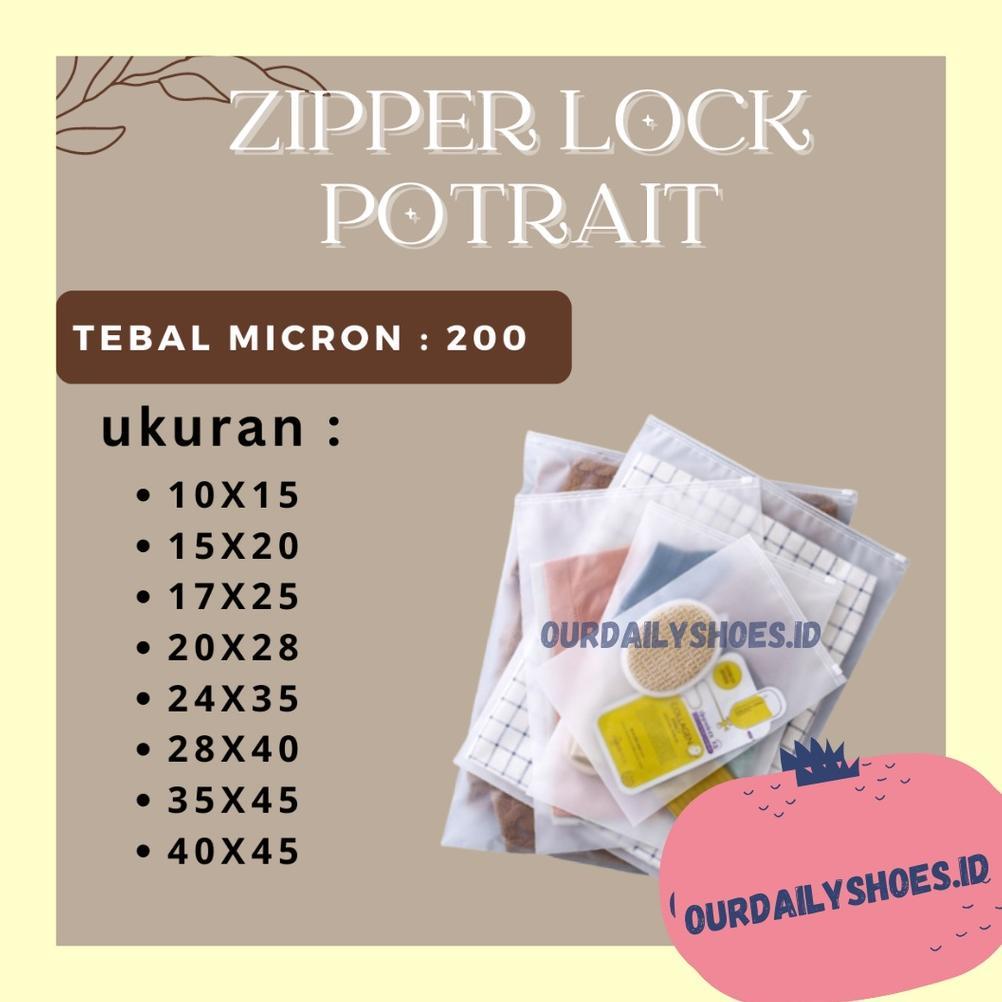 [ODS] Zipper Bag Plastik Zip Lock Tebal