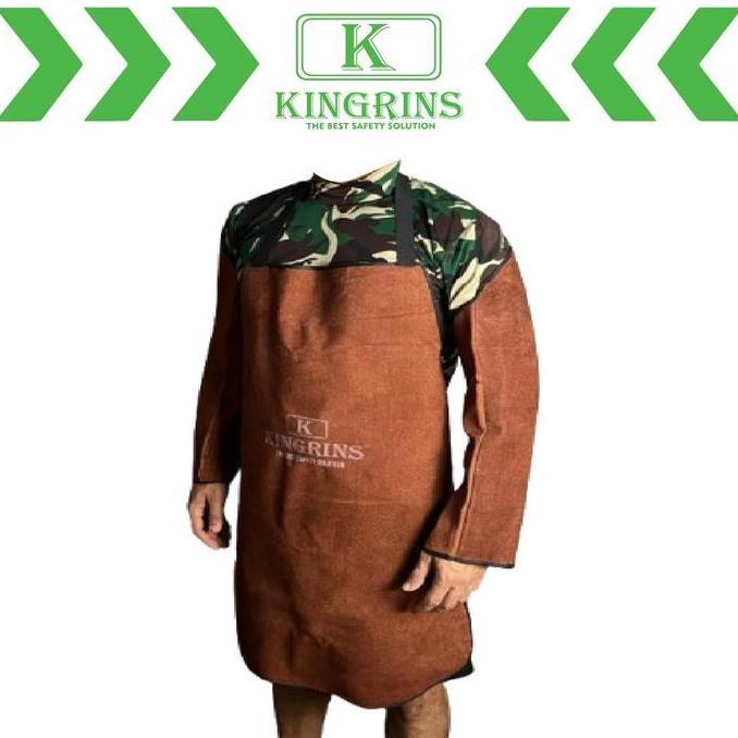 Terbaikproduk- Apron Las Welding Celemek / Apron Las Kulit / Apron Las Set