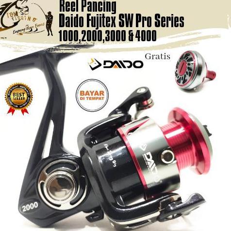 Veii- New- Reel Pancing Daido Fujitex Sw Pro Series 1000-4000 (9+1Bearing) Salt Ter Berkualitas - To