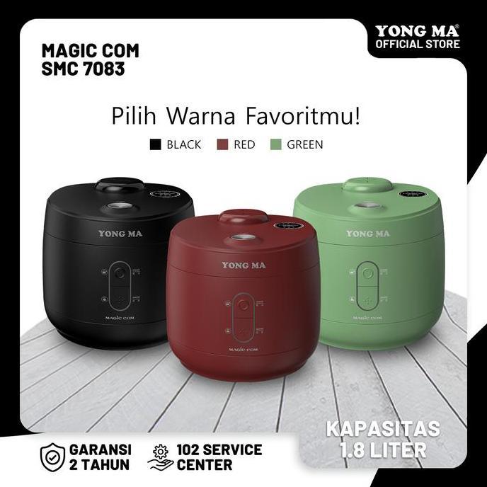 YONG MA Magic Com SMC 7083 Rice Cooker Manual 1.8 Liter