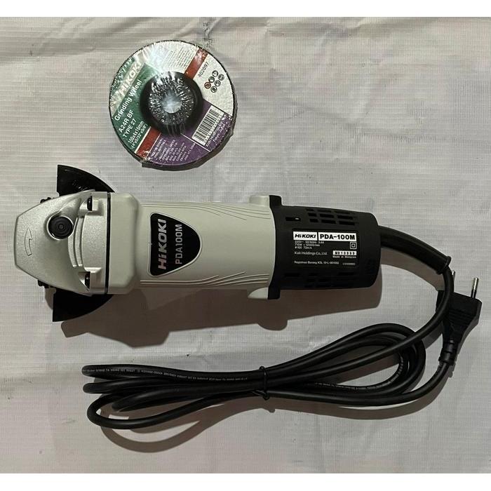 Hikoki PDA-100M Mesin Gerinda Tangan 100mm 4Inch / Angle Grinder 100mm 4Inch
