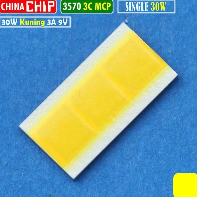 CHIP LED 3570 30W 3C SINGLE KUNING MCP LASER D2 BILED RTD AES VOXX 9V