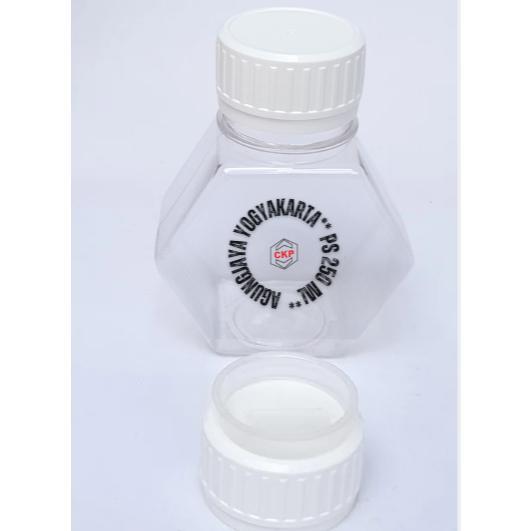 Botol madu Hexagonal / Botol 250 ml Hexagon / PS 250 ml hexagonal / Ps 250 ml / Toples Madu