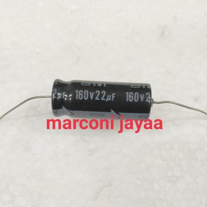 KAPASITOR AXIAL 22UF 160V SME BARU