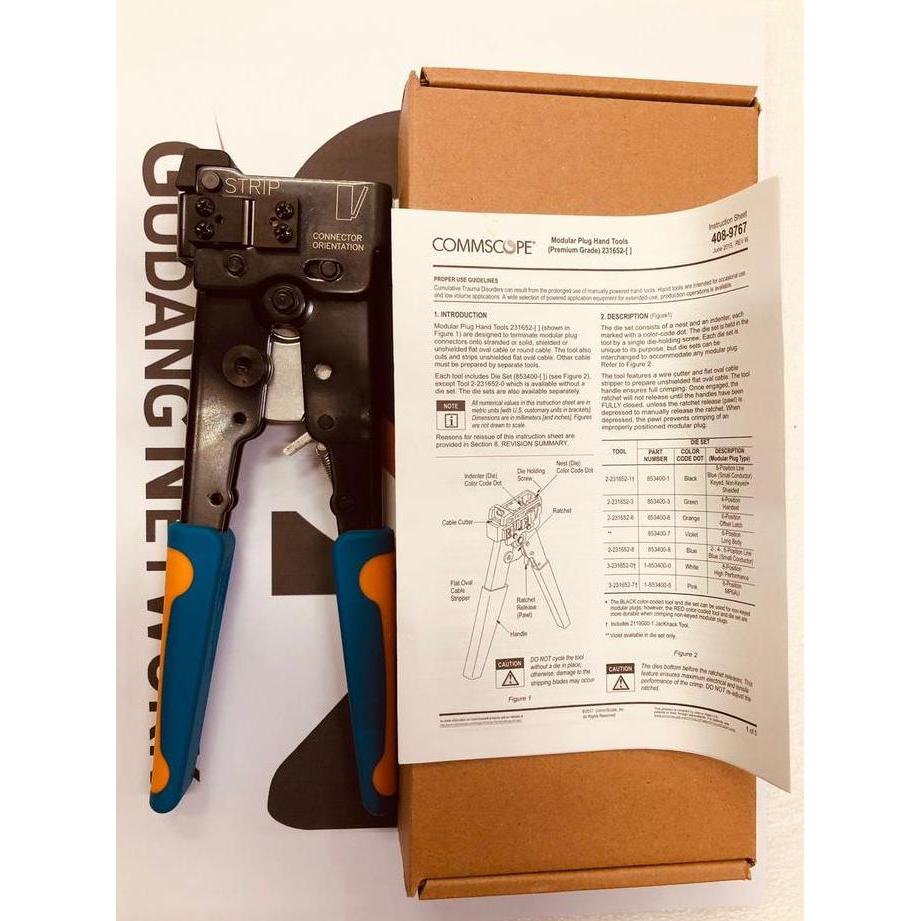 Tools- Amp / Tyco / Commscope Tang / Crimping Tool Rj45 Cat5
