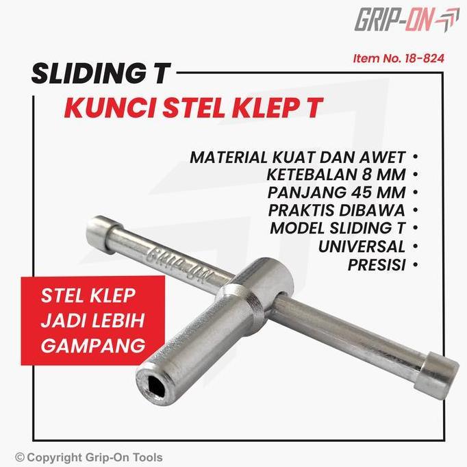 Tools- Grip-On Sliding T / Kunci Setel Klep Model T Grip On / Sliding-T