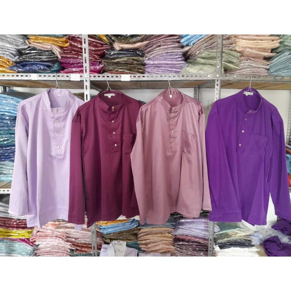 cuci gudang 1 stell baju melayu teluk belanga pria trend warna 2024