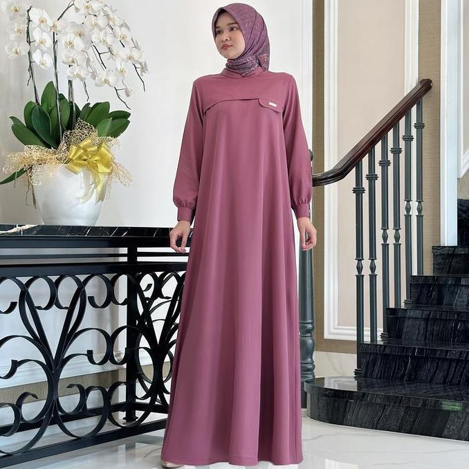 Tafshilla Dress Muslim Cantik Casual by Arniz Indonesia New