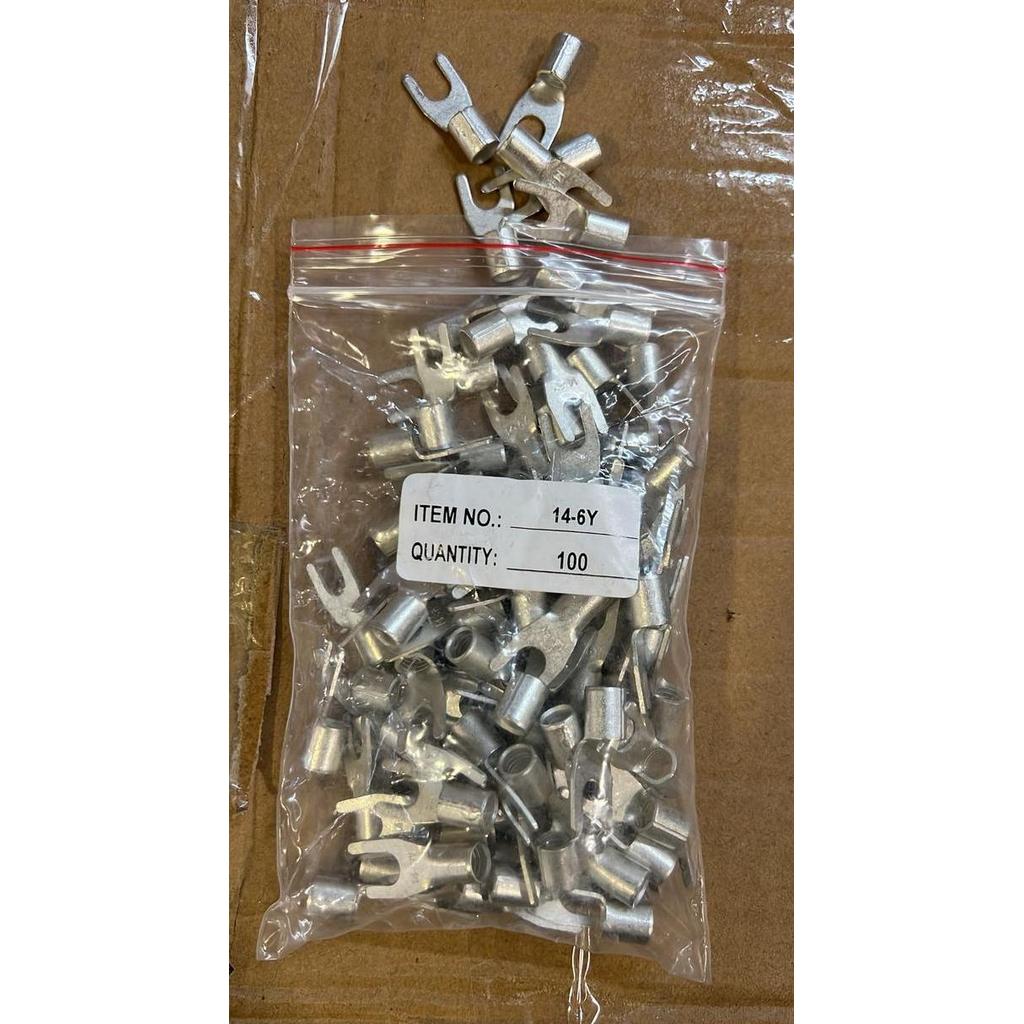 monicstar.id- Skun Y (Fork) Tipe 14-6Y untuk ukuran kabel 16mm Polos (Tanpa Isolasi) Diskon