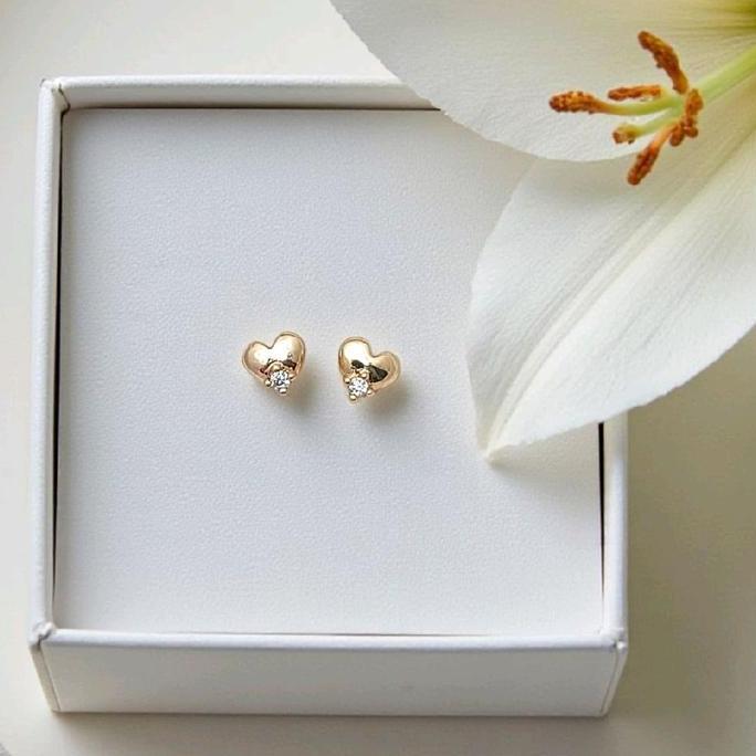 Elleria- Xp Anting Tusuk Banyak Pilihan Bahan Tembaga