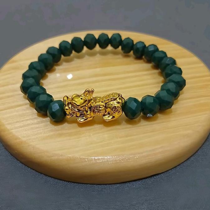 Elleria- Set Gelang Cincin Liontin Pixiu Naga